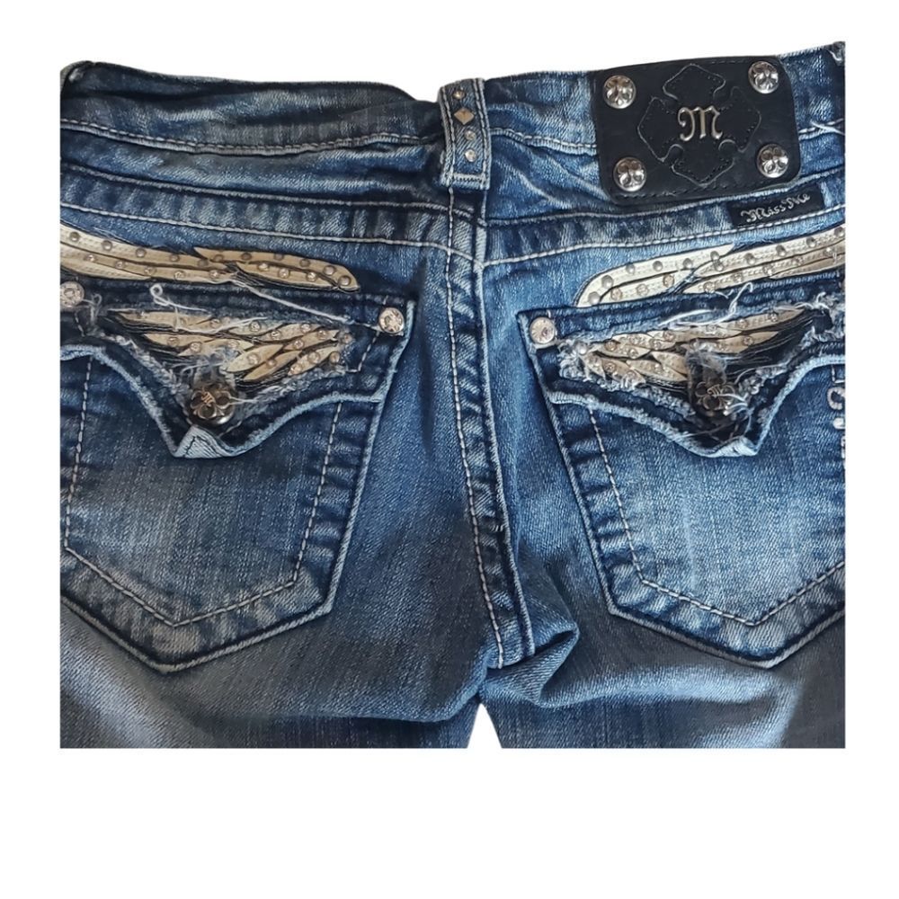 Miss Me Angel Wings Denim